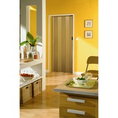 Porte accordéon Una Grosfillex PVC 205x84 cm couleur bois