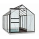 Serre Lily 6,2 m² zwart/polycarbonaat