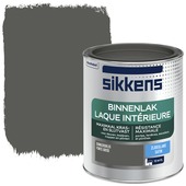 Sikkens binnenlak zijdeglans donkergrijs 0,75 L