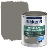 Sikkens binnenlak zijdeglans steengrijs 0,75 L