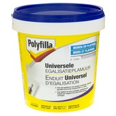 Enduit universel d'égalisation Polyfilla blanc 1 kg