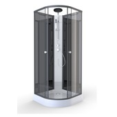 Aurlane complete douchecabine Zen zwart 85x85x215 cm