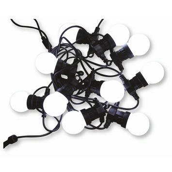 Partylights met 10 gekleurde LED lampen voor buiten