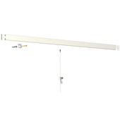 Artiteq Click Rail schilderij ophangsysteem compleet 6 meter wit crème