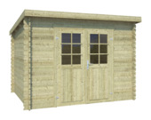 Tuinhuis Fresia vurenhout geïmpregneerd 295 x 213 cm