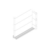 Profilé de fondation pour abri 300 cm 5 pièces