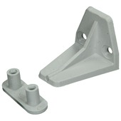 Sam stoothaken voor rolluik trapezium wit 42 mm 2 stuks