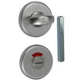 Yale wc-garnituur rozet model 23 aluminium natuur