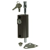 Yale deuroplegslotje met pin bruin