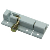 Yale profielgrendel met sluitbeugel wit 50 mm