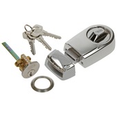 Yale oplegslot rim lock mat vernikkeld