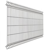 Panneau grillagé Milano 123x250 cm noir