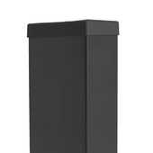 Poteau rectangulaire 150 cm noir