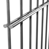 Panneau double renfort Roma 103x220 cm anthracite