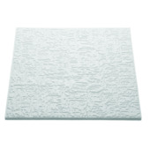 Dalle de plafond Decoflair T102 10 mm 50x50 cm 2 m² blanc 8 pièces