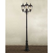 Konstsmide tuinpaal 3-lichts Firenze 220 cm zwart
