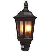 Konstsmide buitenlamp met bewegingssensor Firenze flush 49 cm zwart