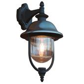 Konstsmide buitenlamp Parma down E27 inox/zwart