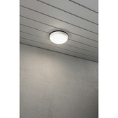 Konstsmide LED buitenlamp rond Cesena wit