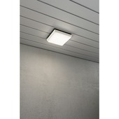 Konstsmide LED buitenlamp vierkant Cesena wit