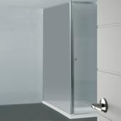 Allibert universele vast wand Priva 80x190 cm helder glas/chroom