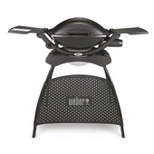 Weber gasbarbecue Q2000 met onderstel metaal zwart