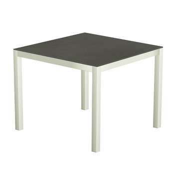 Keramische tafel 90x90 wit/Luxury | |