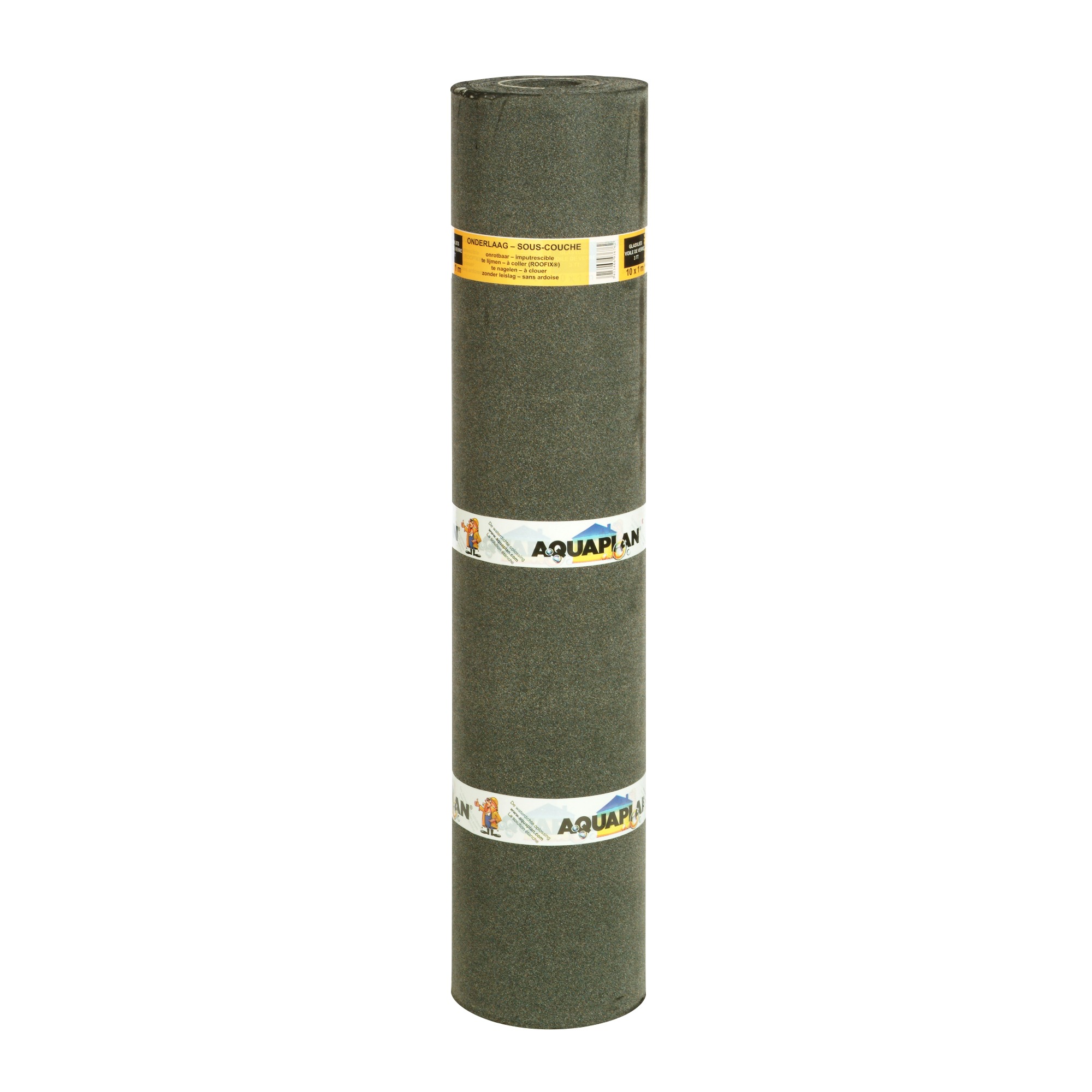 Aquaplan dakrol bitumen 10x1m zwart | Dakplaten & -rollen ...