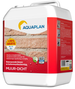 Aquaplan Muur-Dicht coating 4L+25% gratis 5L