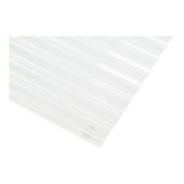Panneau ondulé Kristal 32/9 98 x 122cm translucide