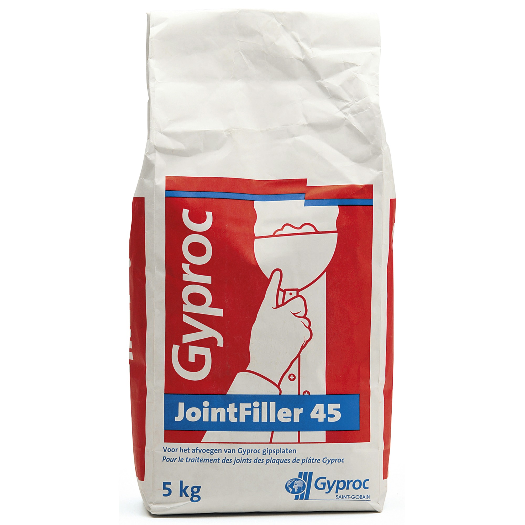 Produit à jointoyer Gyproc jointfiller 45 5 kg Mortier de
