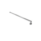 Aurlane bevestigingsstang verstelbaar Parma 2 70-100 cm inox
