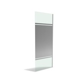 Aurlane douchewand Parma 2 80x200 cm spiegelglas