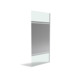 Aurlane douchewand Parma 2 90x200 cm spiegelglas