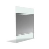 Aurlane douchewand Parma 2 140x200 cm spiegelglas