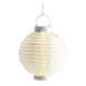 Chinese lampionverlichting solar 20 cm wit