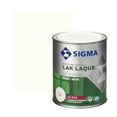 Sigma lak exterieur gloss 750 ml RAL 9010 zuiverwit