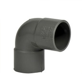 Coude avec manchon à coller Martens 2 x sortie female 32 mm gris