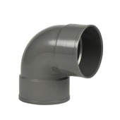 Martens bochtstuk 90 graden 110mm grijs