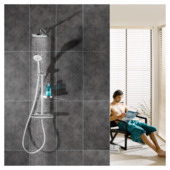 Dumawall + kunststof wandtegel 37,5x65 cm 1,95 m² mystic dark grey