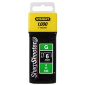 Stanley nieten type G 10,6x6 mm 1000 stuks