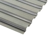 Zwaluwstaartplaat 2000 x 630 x 16mm zink