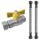 Van Marcke aansluitset voor gasgeiser