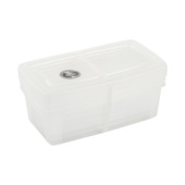 Boîte de rangement Iris Basic 5 litres pack de 3 avec couvercle