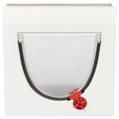 Petsafe kattenluik Classic 917 wit inclusief tunnelstuk