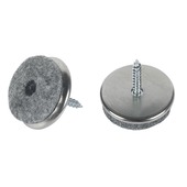 Suki Meubelglijders vilt/nikkel m/schroef 24 mm 8 stuks