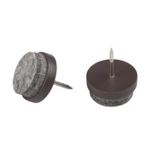 Suki Meubelglijders vilt m/nagel 24 mm bruin 8 stuks
