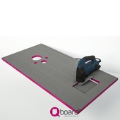 Qboard Quick montagekit voor wc