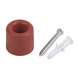 Suki Deurbuffer rubber 25 mm rood 2 stuks