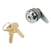 Serrure à cylindre à levier Suki 18 mm nickelé